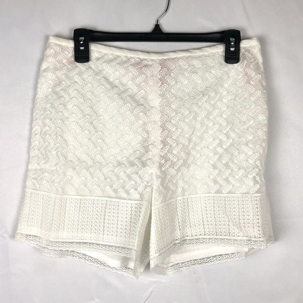 Catherine Malandrino Women’s White Shorts, Size 6